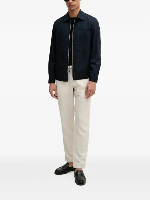 Marc O'Polo zip-up patch-pocket shirt jacket