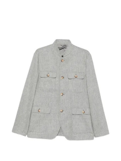 Gran Sasso button-up wool jacket