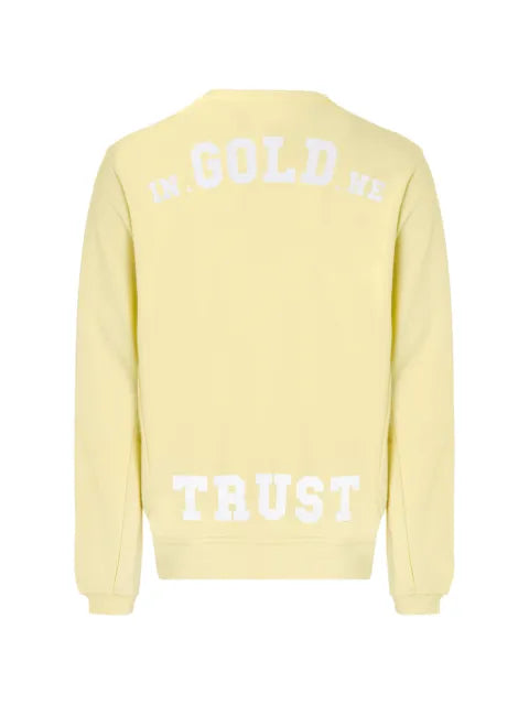 In Gold We Trust The Slim 2.0 logo-print sweatshirt